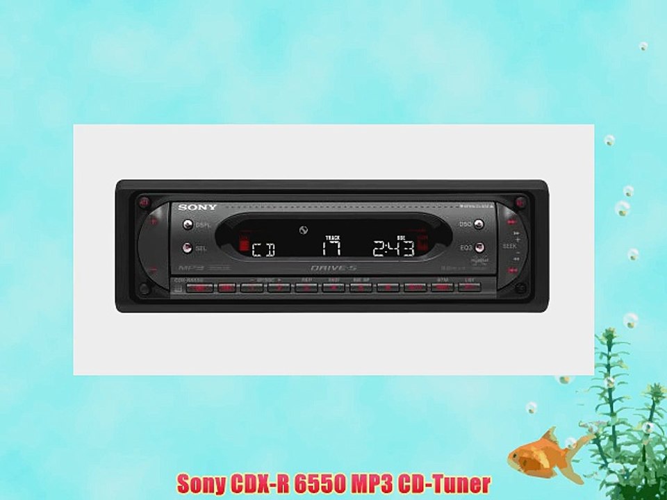 Sony CDX-R 6550 MP3 CD-Tuner