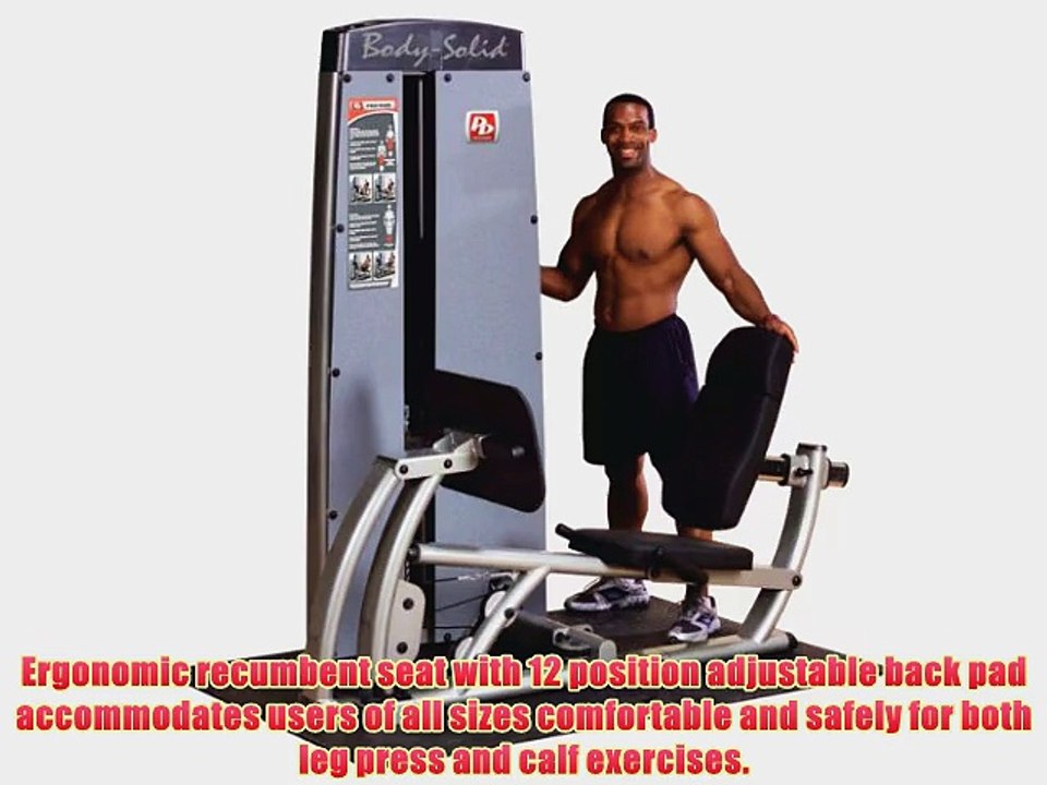 Body-Solid Pro Dual Leg and Calf Press Machine