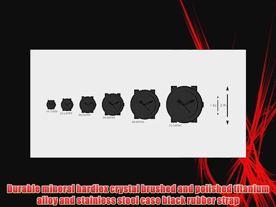 Seiko Men's STN009 Digital Diving Titanium Alloy Stainless Steel and Black Rubber Computer