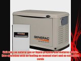 Generac 6438  11000 Watt Air-Cooled Steel Enclosure Gas Powered Standby Generator with 200-Amp