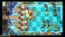 Plants vs Zombies 2 Frostbite Caves Day 4 Hunter Zombies Walkthrough Gameplay