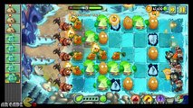 Plants vs Zombies 2 Frostbite Caves Day 8 Hunter Zombies Imp Yeti