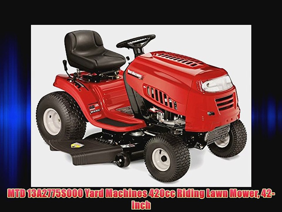 MTD 13A2775S000 Yard Machines 420cc Riding Lawn Mower 42-Inch