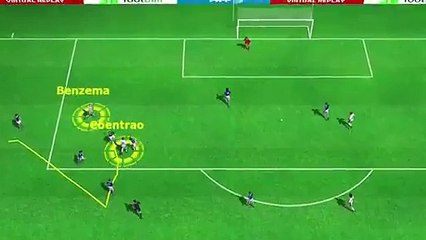 Real Madrid'de Karim Benzema'nın Schalke 04'e 54. dakikada attığı gol