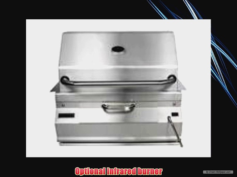 Charcoal Legacy Built In Grill (Grill w 24 in. Smoker Hood)