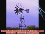 Outdoor Water Solutions AWS0011 12-Feet Galvanized 3-Legged Aeration System Windmill
