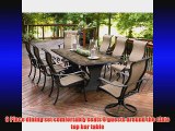 Patio Furniture Dining Set. This 7 Piece Outdoor Set Will Be a Beautiful Accent to Any Backyard