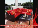 RST Outdoor Cantina Corner Sectional with Coffee Table Set Patio Furniture 4-Piece (Discontinued
