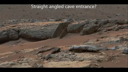 Cave or Bunker Entrance on Mars