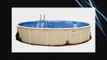 Embassy Pool 4-1800 PARA100 Above Ground Swimming Pool 18-Feet by 52-Inch Creamy Tan