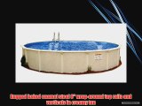 Embassy Pool 4-1800 PARA100 Above Ground Swimming Pool 18-Feet by 52-Inch Creamy Tan