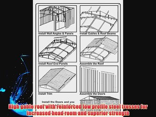 Storboss Mountaineer MHD Storage Shed 10 by 20-Feet