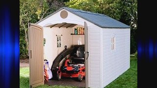 Plastic Storage Shed Size: 8' x 15'