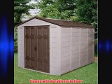 Suncast 7-1/2-Foot by 10-Foot Storage Building with Mocha Accents