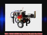 Log Wood Splitter Hydraulic 45 Ton 15HP 4 Way Splitting Wedge Gas Powered Electric Start Tow