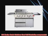 Swiss Grill Z460D Zurich Series Stainless Steel Grill with 4-Burner Unit/Infrared Rear Burner/Infrared