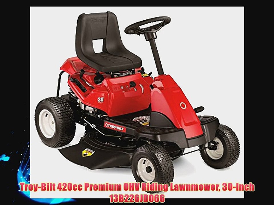 Troy-Bilt 420cc Premium OHV Riding Lawnmower 30-Inch 13B226JD066