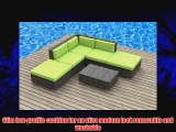 Urban Furnishing - BALI 6pc Modern Outdoor Backyard Wicker Rattan Patio Furniture Sofa Sectional