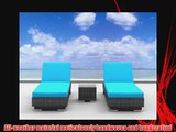 Urban Furnishing - BORACAY 3pc Modern Outdoor Backyard Wicker Rattan Patio Chaise Lounger Set