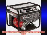 NorthStar Portable Generator - 5500 Surge Watts 4500 Rated Watts EPA and CARB-Compliant