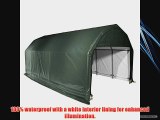 Shelterlogic Outdoor Garage Automotive Boat Car Vehicle Storage Shed 12x28x11 Barn Shelter