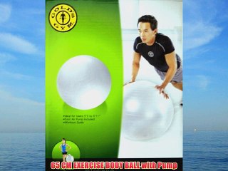 65 CM EXERCISE BODY BALL with Pump