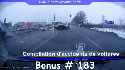 Compilation d'accident de voiture n°183 + Bonus / Car crash compilation #183
