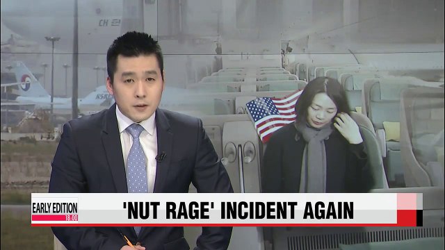 Korean Air flight attendant sues former executive over 'nut rage' incident