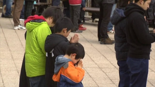 Japon : quatrième anniversaire du tsunami et de la catastrophe nucléaire de Fukushima