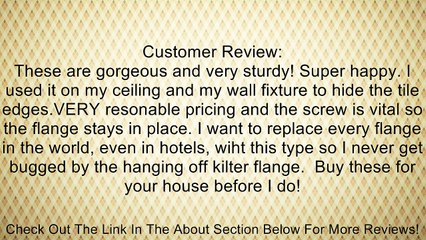 1/2" Shower Flange with Set Screws Review