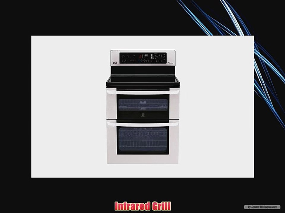 LG LDE3037ST Freestanding Electric Double-Oven Range 30-Inch Stainless Steel