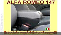 REGGIO EMILIA,    BRACCIOLO REGOLABILE E PORTAOGGETTI PER ALFA ROMEO 147  EURO 83