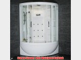 Steam Shower with Whirlpool Bathtub