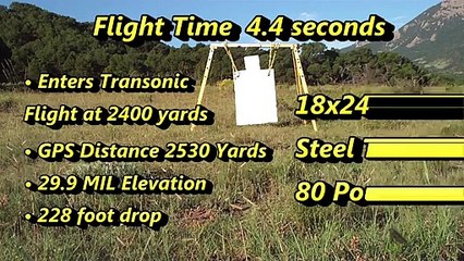 BLUFFANT ! Tir au sniper à 2,3 kms réussi !