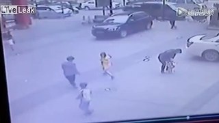 Footage of Children Blowing Up Manhole With Firecracker