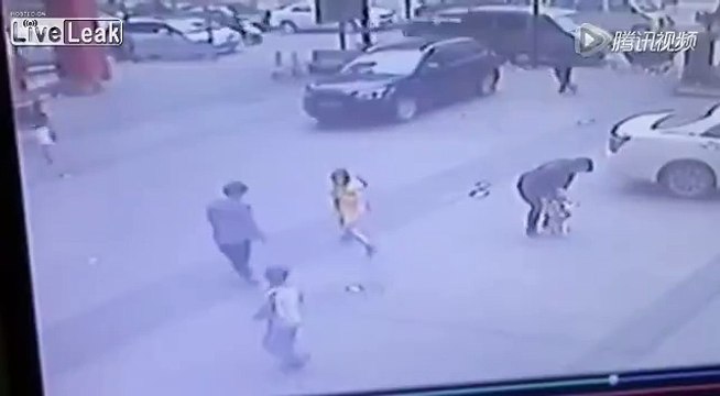 Footage of Children Blowing Up Manhole With Firecracker