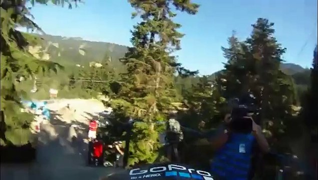 Aux premières loges au guidon d'un BMX ...