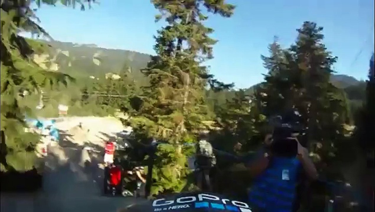 Aux premières loges au guidon d'un BMX ...