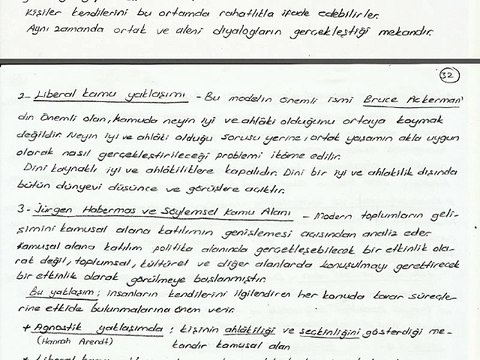 İLH2008 07.Ünite ErolBalcı - DİN SOSYOLOJİSİ Ders Özeti Kamusal Alan ve Din