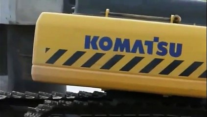 Comment traverser une rivière à l'aide de deux pelleteuses