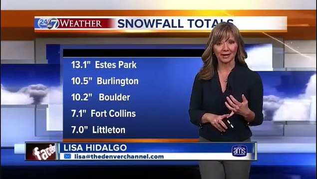 Des prévisions météorologiques qui finissent sur les genoux ...