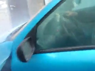 Il explose sa fiat punto en faisant un burn