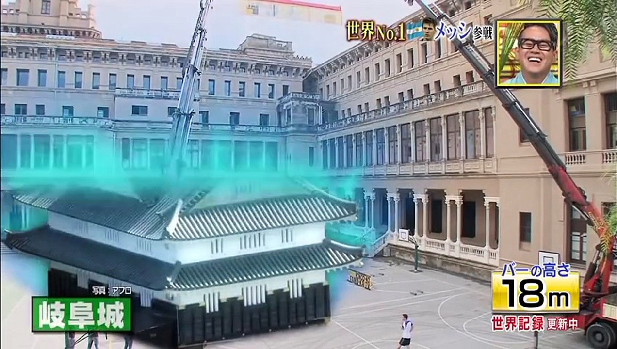 Démo bluffante de Lionel Messi sur une TV japonaise ! Envoyer la balle à 18m de haut ! Regardez !