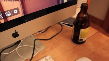 Une petite soif ? Demande à ton lapin de t'apporter une bière !