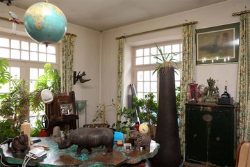 Dans le bureau d'Eric Domb