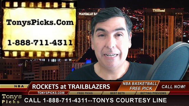 Portland Trailblazers vs. Houston Rockets Free Pick Prediction NBA Pro Basketball Odds Preview 3-11-2015