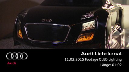 La technologie OLED d'Audi