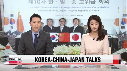 Senior officials from Korea, China, Japan meet for talks in Seoul