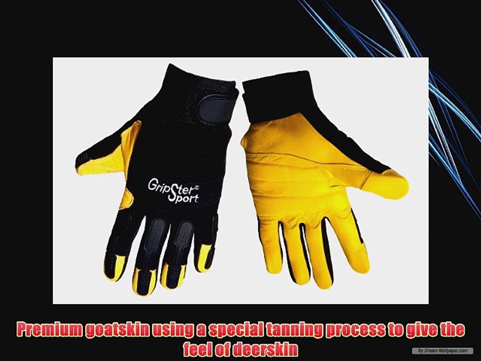 Global Glove SG2008 Gripster Goatskin Sport Premium Grade Glove with Elastic Cuff Work 2X-Large