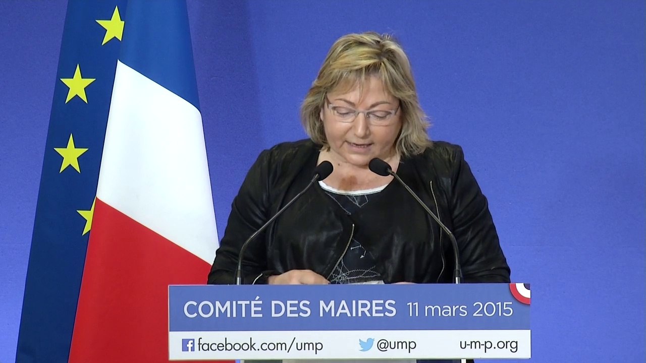 Natacha Bouchart - Assemblée du comité des maires